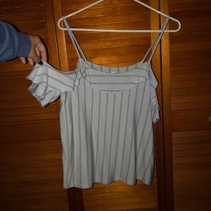 American Eagle Soft & Sexy Cold Shoulder Blouse